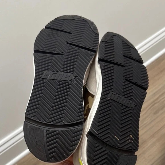 Golden Goose Camouflage Athletic Shoes - Gray, Yellow, Orange - Picture 7 of 8